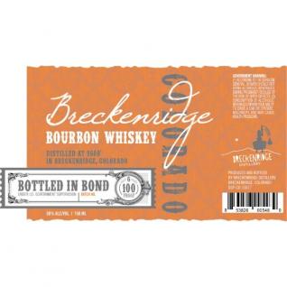 Breckenridge Distillery - Bottled in Bond Batch #1 Single Barrel (750ml) (750ml)